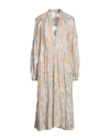 Iro Midi Dresses In Beige