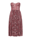 Elisabetta Franchi Midi Dresses In Red