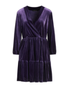 Gaudì Short Dresses In Purple