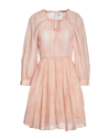 Dondup Short Dresses In Pink