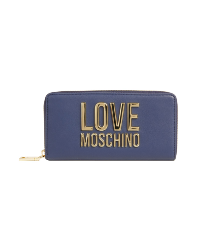Love Moschino Wallets In Blue