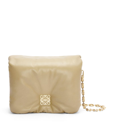 Loewe Small Puffer Goya Shoulder Bag In Light Green