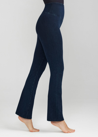 Yummie Denim Bootcut Shaping Legging In True Indigo