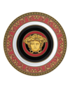 Versace Medusa Red Bread & Butter Plate