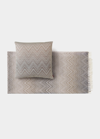 Missoni Timmy Merino Wool Ombre Chevron Cushion