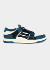 Amiri Logo High-top Leisure Sports Shoes In Grey
