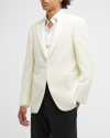 CANALI MEN'S SOLID WOOL DINNER JACKET