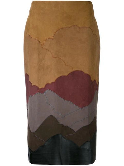 Stella Mccartney Nina Skirt In Multicolour