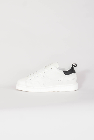 Ama Brand Sneakers In Pelle In White