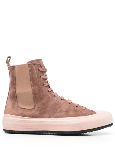 Officine Creative Frida Suede Sneakers In Pink