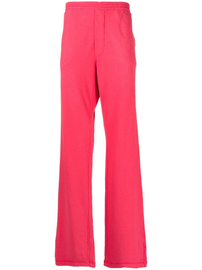 Dsquared2 Straight-leg Logo Trousers In Rosa