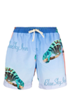 BLUE SKY INN GRAPHIC-PRINT SWIM SHORTS