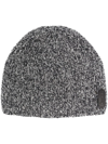 MOORER MARL-KNIT BEANIE HAT