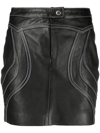 EACH X OTHER LEATHER MINI SKIRT