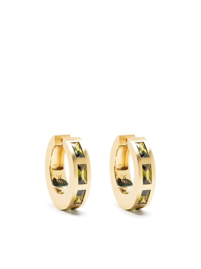 Tom Wood Arch Hoop Earrings In Gold