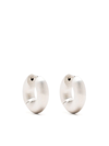 TOM WOOD CHUNKY HOOP EARRINGS