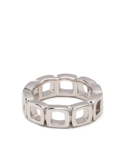 Tom Wood Cushion Band Ring In Silber