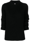 RICK OWENS LONG-SLEEVE KNITTED TOP