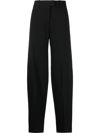 ATTICO HIGH-WAISTED WIDE-LEG TROUSERS