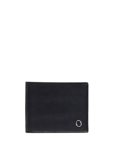 Orciani Logo-plaque Bifold Wallet In Schwarz