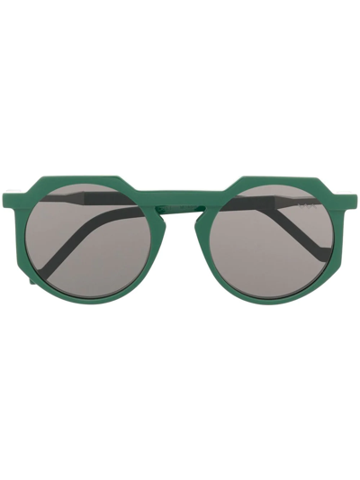 Vava Eyewear Round-frame Sunglasses In Grün