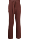 NANUSHKA RIBBED STRAIGHT-LEG TROUSERS