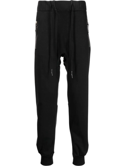 11 By Boris Bidjan Saberi Straight-leg Tracksuit Bottoms In Schwarz