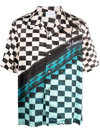 BLUE SKY INN GEOMETRIC-PRINT SHORT-SLEEVE SHIRT