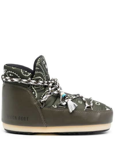 ALANUI BANDANA-PRINT SNOW BOOTS