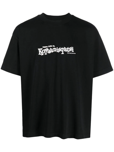 Bonsai Slogan-print T-shirt In Schwarz