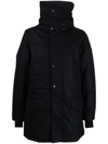 Canada Goose Langford Hooded Down Parka In Blau