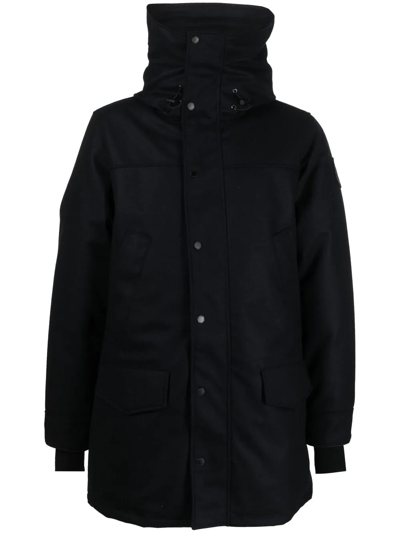Canada Goose Langford Hooded Down Parka In Navy