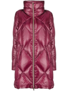 Herno A-shape Ultralight Down Jacket In Violett