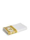 Versace I Heart Baroque Bath Sheet In Weiss