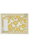 Versace Medusa Amplified Napkin (set Of Two) In Weiss