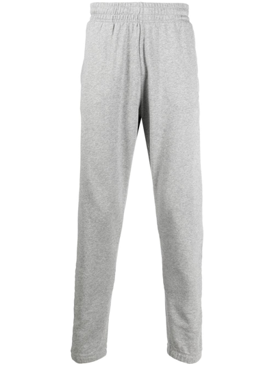 Maison Kitsuné Elasticated-waistband Track Pants In Grey