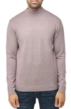 X-ray Core Mock Neck Knit Sweater In Concrete