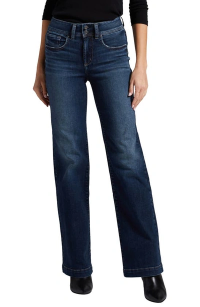 Silver Jeans Co. Women's Avery High Rise Trouser Leg Jeans In Indigo