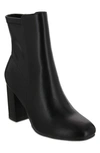 Mia Kymi Block Heel Bootie In Black