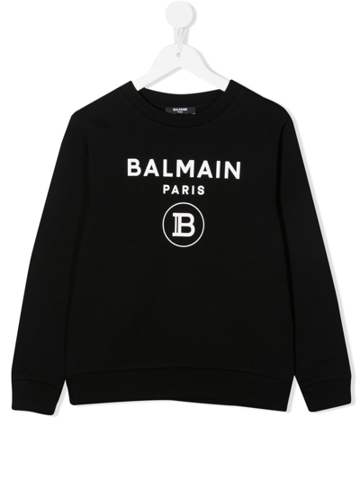 Balmain Paris Kids Sweatshirt <br> In Black