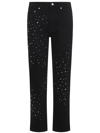 Chiara Ferragni Star-print Straight-leg Trousers In Black