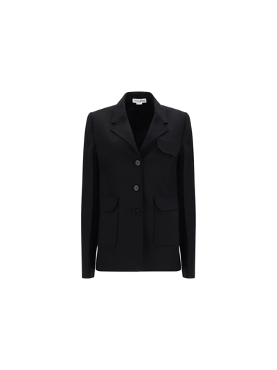 Victoria Beckham Single-breasted Blazer In Black