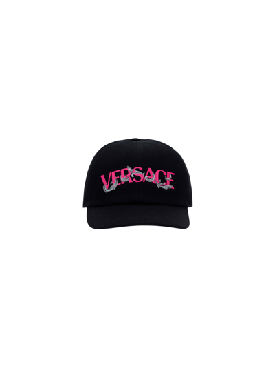 Versace Hats In Black