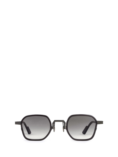 サングラス movitra SS25 Unisex SUNGLASSES (RICHARD GUN GREY CRYSTAL) Movitra Richard Gun Metal & Crystal Black Sunglasses | ModeSens