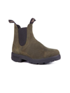 Blundstone Dark Olive 1615 Waxed Suede In Dark Olive