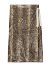 Ganni Snake Print Wrap Midi Skirt In Snake Starfish In Snake Starfish