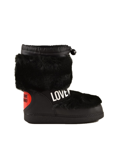 Love Moschino Shoes Women's Black Booties