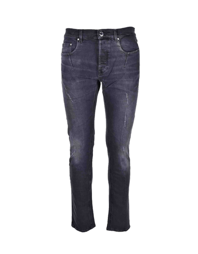 Les Hommes Mens Anthracite Jeans In Gray