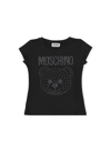 MOSCHINO TEDDY BEAR T-SHIRT WITH STRASS