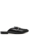 Tory Burch Georgia Mule Loafers In Schwarz